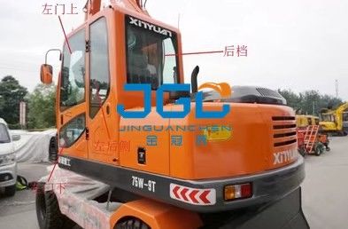 掘削機ガラス 65-8 75-8 フロントストップ フロント下部ドア ドア下部後部 天窓 リアストップガラス