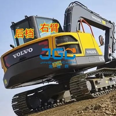 EC75D ショベル ガラス フロント 上下左ドア プッシュ リア フロントガラス 右大型天窓