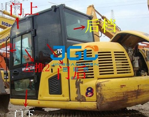 PC60-8 70-8 エグババター ドアと窓 左と右 前と後ろのガラス ウインドブレーキ