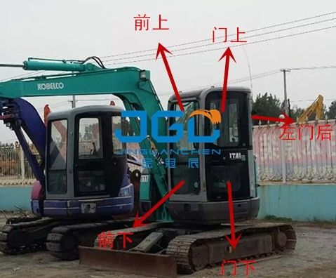 SK35SR 40SR-3 55SR 45SR 掘削機前後フロントガラスの修理部品
