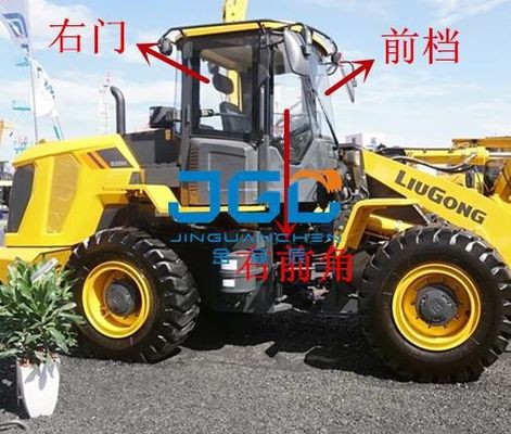 835H 装荷機 前と後ろのギア 左と右 ドアと窓 フロントガラス