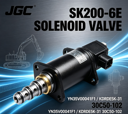 エグババータソレノイドバルブ SK200-6E YN35V00041F1 KDRDE5K-31 30C50-102