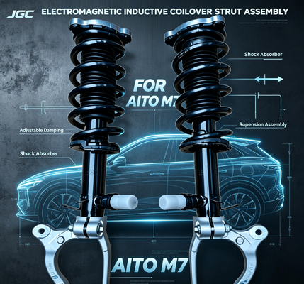 AITO M7 車両サスペンション用 電磁誘導式フロントコイルスプリングストラットアセンブリ 減衰力調整式ショックアブソーバー