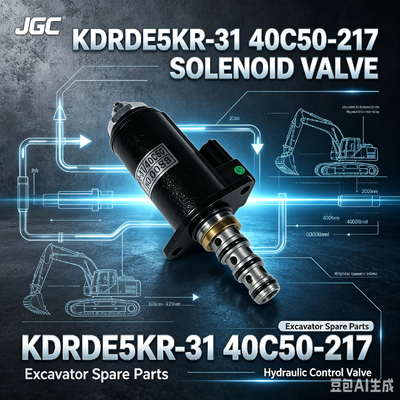 KDRDE5KR-31 40C50 -217 掘削機のスペアパーツに適したソレノイドバルブ