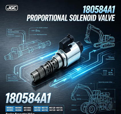 180584A1 MX80C MX90C MX100C MX100 MX110 MX120 MX135 エンジン掘削機バルブ用スペアパーツ