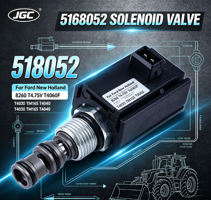 5168052 フォード・ニューホランド 8260 T4.75V T4060F T4030 TM165 T4040用掘削機部品ソレノイドバルブ