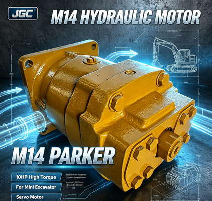 M14パーカーサーボモーター 10hp 高トルク油圧モーター ミニ油圧ショベル用