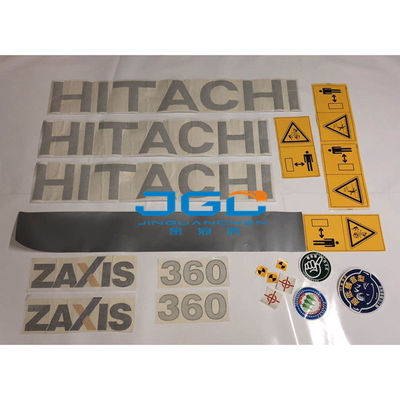Zax70 ZAX120の掘削機の予備品ZAX200 ZAX230 ZAX270 ZAX330 ZAX400 ZAX470-3 -6の全車体のステッカー