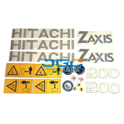 Zax70 ZAX120の掘削機の予備品ZAX200 ZAX230 ZAX270 ZAX330 ZAX400 ZAX470-3 -6の全車体のステッカー