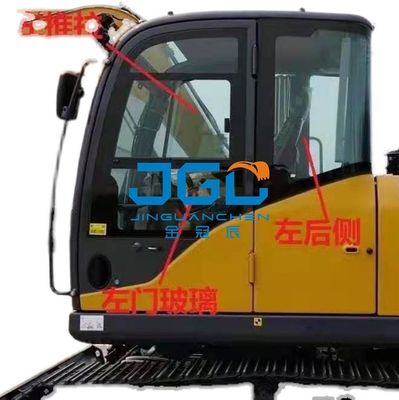 XE75DA 85C 80 フロント下部ギアガラスショベルフロントダンパーガラスリアサイド曲面ガラス