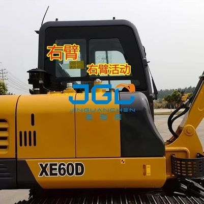 XE60D ショベル フロントガラス フロント下部ドア 天窓 右アーム 強化ガラス