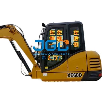 XE60D ショベル フロントガラス フロント下部ドア 天窓 右アーム 強化ガラス