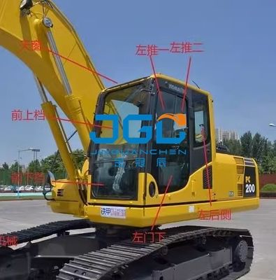 PC360 330 110 130 260 掘削機のフロントガラス窓強化ガラス