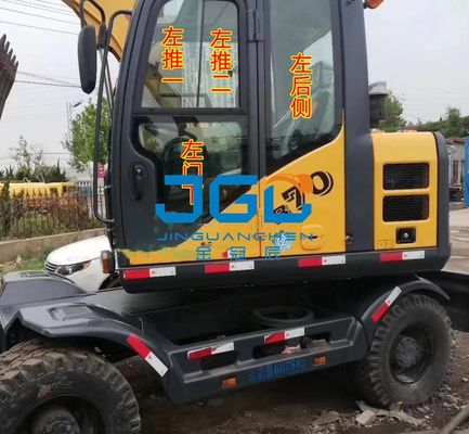 掘削機 B70 フロント風は窓ドアの下の強化ガラスの背面を上下に押します