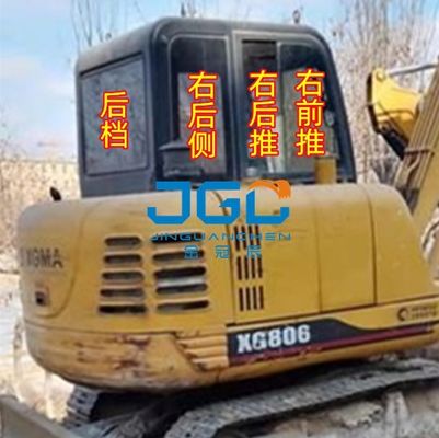 806 掘削機フロント下部ドア後部ギア右プッシュアンドプル天窓強化ガラス