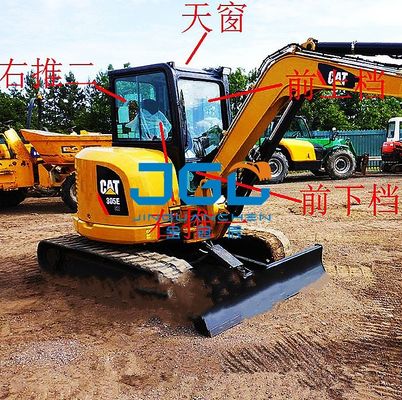 305.5 306E 308E2 掘削機の天窓フロントガラスの上部と下部リアギア右窓ガラス