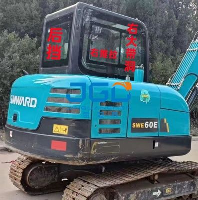SWE60E 70 80 90 100 掘削機のガラスフロントガラスの上部と下部のドア引き違い窓