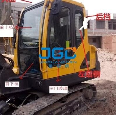 55B 60D ショベルガラスフロントガラス上下ドア後部右プッシュ天窓