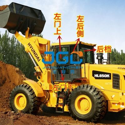 HL850K 850KS ローダー フロント ウィンドギア 左ドア 上下リアサイド リアギア 強化ガラス