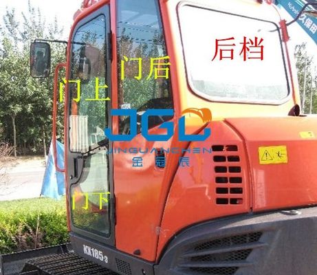 KX185-3掘削機は前後左右のWindowsおよび上部および下の風防ガラスを連動させる