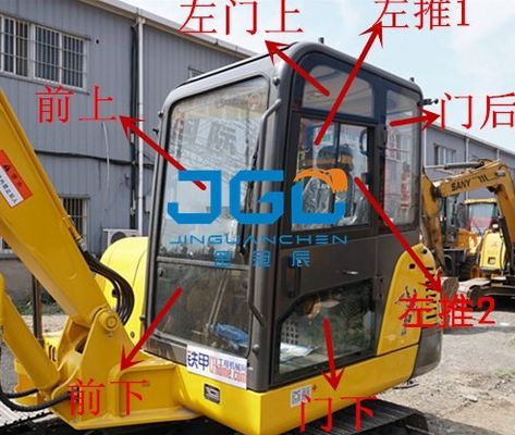 FR60E 65E 75の80E2/D掘削機の前後風防ガラスガラス