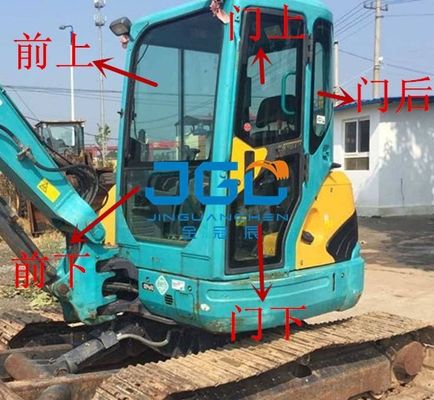 KX155 161 135-3S 掘削機 前後 左 右 ドア 上下気 windshield