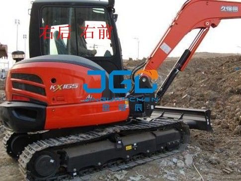 KX165-5掘削機前部ギヤ後部ブロックの左右のドアおよびWindowsの上部および下の風防ガラス