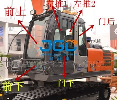 ZX360 210 240 200-3G エグババター 前と後ろのギア 左と右のドア,上と下の風車窓