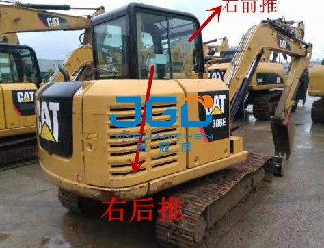305.5E 306Dの掘削機は前後Windowsの左右のドアおよび風防ガラスを連動させる
