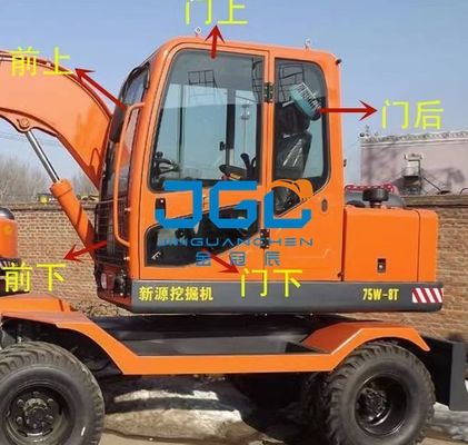 XY75W-8 65W-8 掘削機 ガラス ドアと窓 左と右 前と後ろの風ガラス