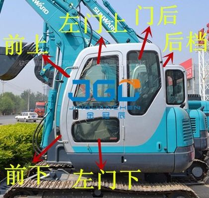 SWE70N9掘削機は風防ガラスの上下で前後左右のドアおよびWindowsを連動させる