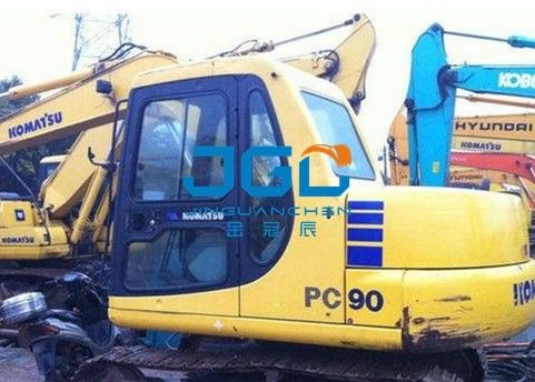PC90 掘削機 フロントストップ バックストップ 左と右の窓と上と下の風車窓