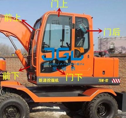 XY75W-9T 85W-8Tの掘削機のガラス ドアおよびWindowsの左右の前後天窓の風防ガラス