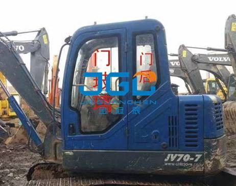 JV70-7掘削機のドアおよび上部Windowsの左右前後および低い腕の風防ガラス