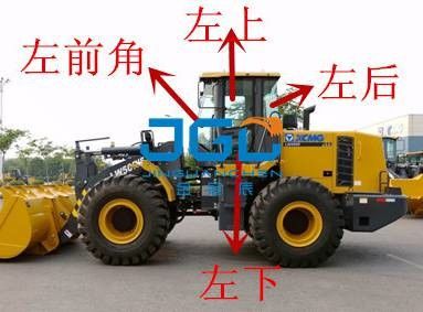 LW500 300F 600KV ローダー フロントギア 後ろドア 窓 左 右 ウインドブレーキ 角ガラス