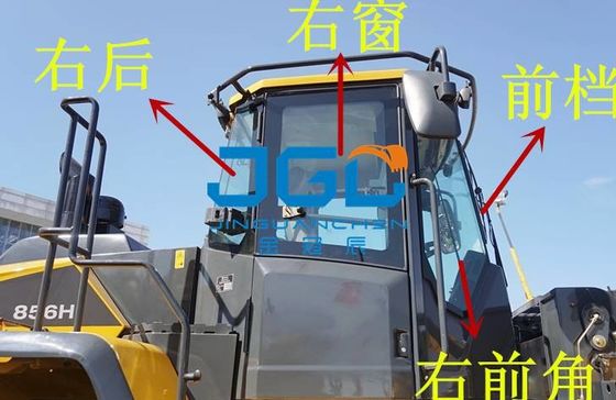 CLG856Hの積込み機の前後ドアおよびWindowsの左右の角の風防ガラス