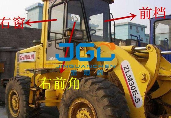 ZLM30E-3 ZLM30E-5の積込み機の前部停止および後部停止左右の窓ガラス