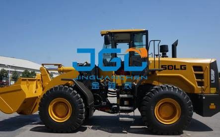 L958F ローダー フロントストップ 後ろストップ 左と右の窓 サイドアングル フロントガラス