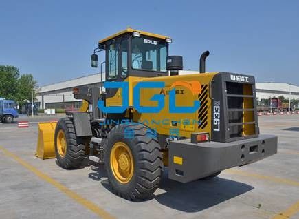 L933Dの積込み機の前部停止後部停止左右の窓の側面のコーナーの風防ガラス
