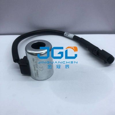 パイロット 安全ロック 電磁弁コイル 12v 24v XE135 XE150 XE215 XE245 XE305 エグババターアクセサリー 1019