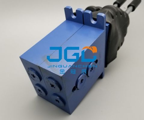 掘削機 水力スペアパーツ リモートコントロール ジョイスティック パイロット ハンドル バルブ 制御器 ダブル ドーザー ブレード