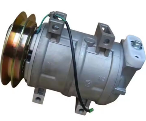 エアコンコンプレッサー 506211-6571 エグババター用 EX200LC-5 EX200-5 DKS15CH エンジン24V