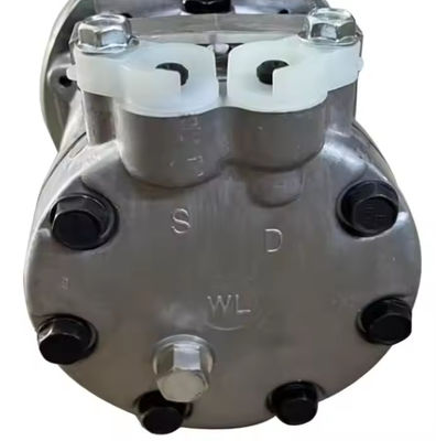 エアコンコンプレッサー YX91V00002F2 エグババター用 SK135SR SK200SR SD7H13 エンジン24V