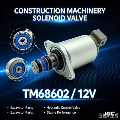 掘削機 建設機械部品 TM68602 12V 電磁弁