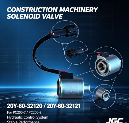 20Y-60-32120 20Y-60-32121 建設機械部品 PC200-7-8 掘削機 ソレノイドバルブ