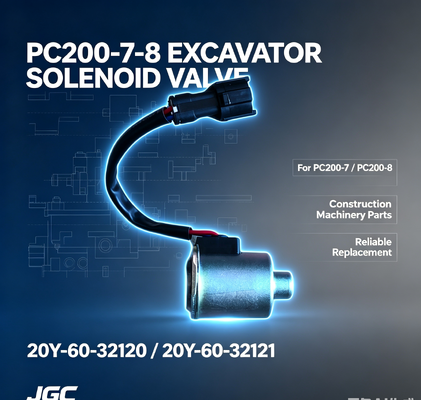 20Y-60-32120 20Y-60-32121 建設機械部品 PC200-7-8 掘削機 ソレノイドバルブ