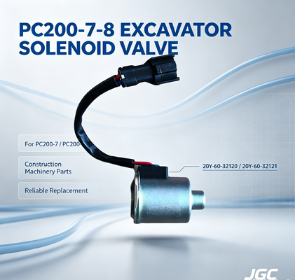 20Y-60-32120 20Y-60-32121 建設機械部品 PC200-7-8 掘削機 ソレノイドバルブ