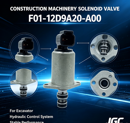 高品質電磁弁 F01-12D9A20-A00 掘削機建設機械部品用