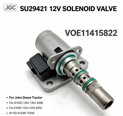 SU29421 VOE11415822 トラクター用12V電磁弁 6100D 1204 1354 6090 6115D 6120R 7530E 農業機械部品