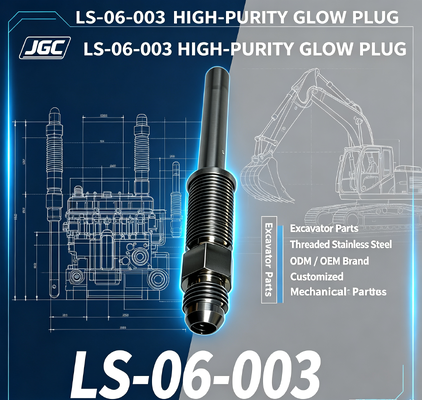 LS-06-003 カスタマイズ高純度機械部品 掘削機部品 ねじ込みステンレス鋼 グロープラグ モデル ODM/OEM ブランド